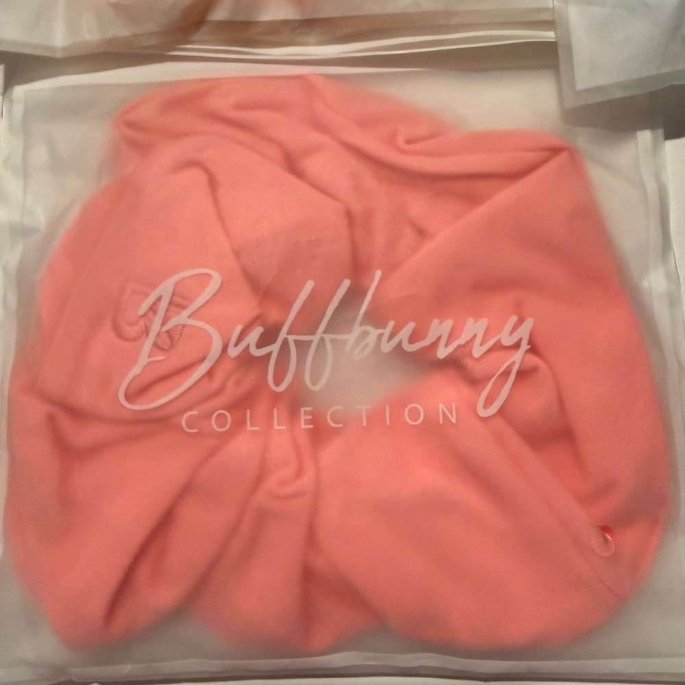 NWT BuffBunny Collection Butter -Guava Scrunchie